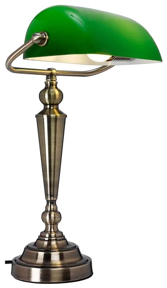 Cottex B1019AGR - Lampada da scrivania THE BANKER 1xE27/60W/230V