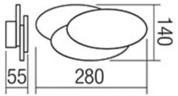 Redo 01-1445 - Applique a LED GAMER 1xLED/12W/230V