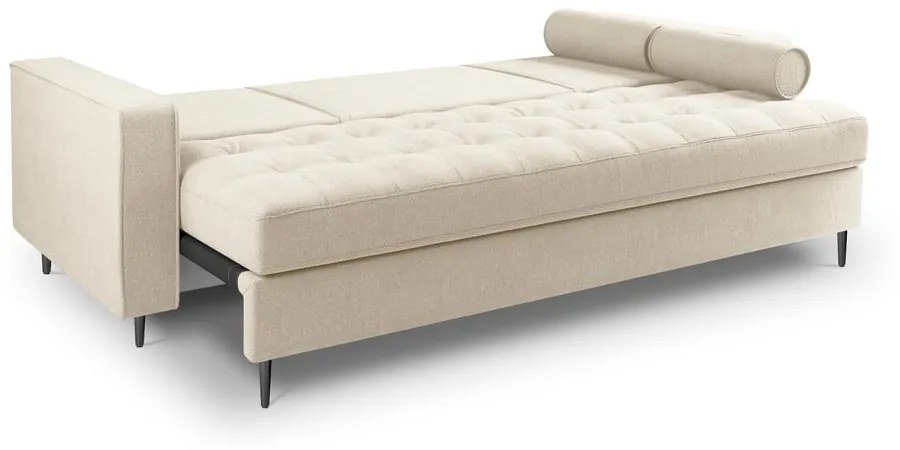 Divano letto beige chiaro Santo - Milo Casa