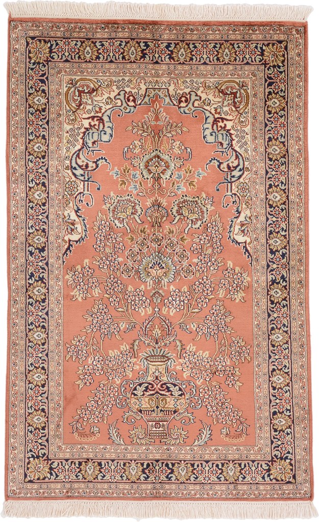Cashmere Silk Tappeto orientale 80 x 120 (Indian) Annodato A Mano