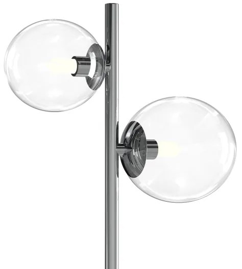ONLI - Lampada da tavolo KIMBERLY 2xG9/6W/230V 40 cm cromo lucido