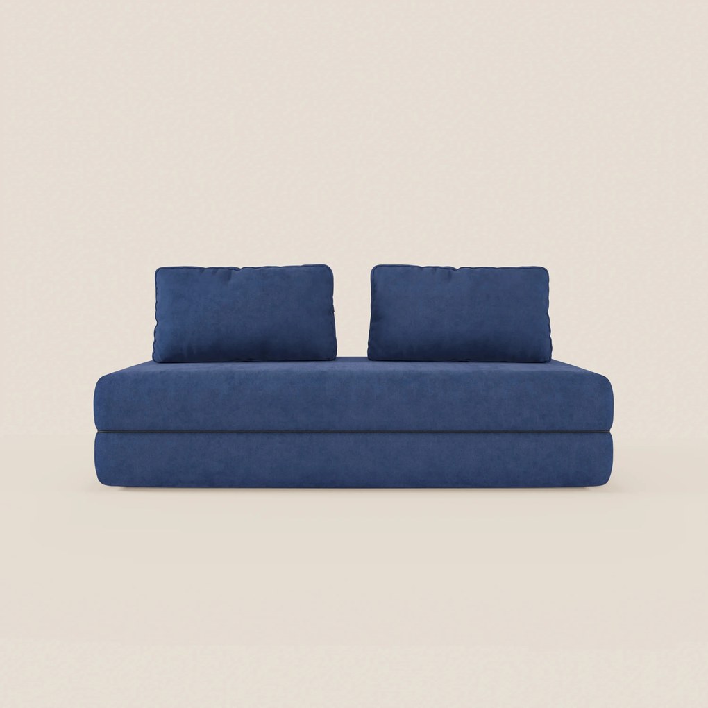 Rift divano letto matrimoniale 2 posti e 3 posti con schienali mobili - materasso alto 22 cm e memory foam in T31