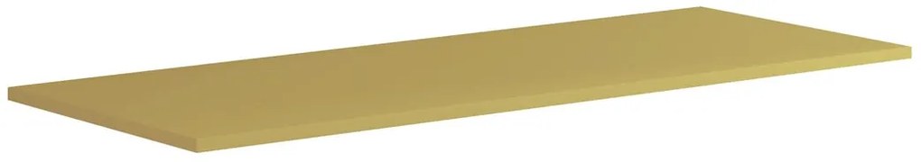 Top per lavabo  L 120.5 x H 1.8 x P 46 cm giallo sole truciolare, opaco