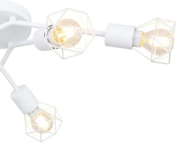 Globo 54802W-6 - Lampadario a plafone XARA 6xE14/40W/230V