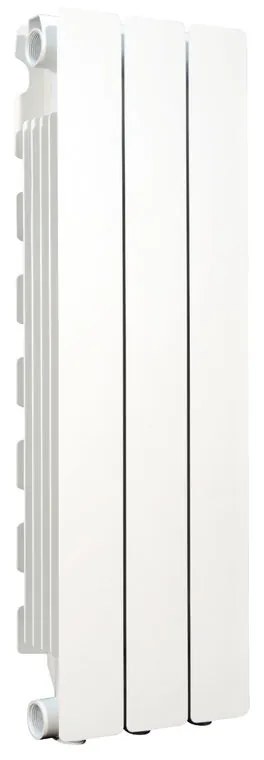 Radiatore acqua calda PRODIGE MODERN in alluminio, 3 elementi, interasse 700 mm, bianco