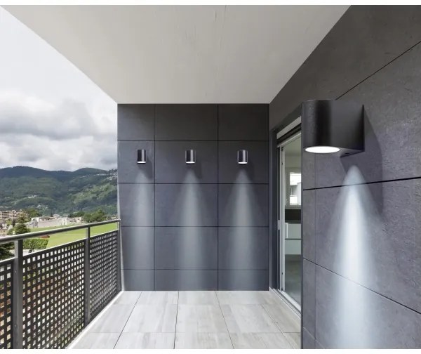 Azzardo AZ4265 - Applique da esterno RIMINI 1xGU10/35W/230V IP54 tonda