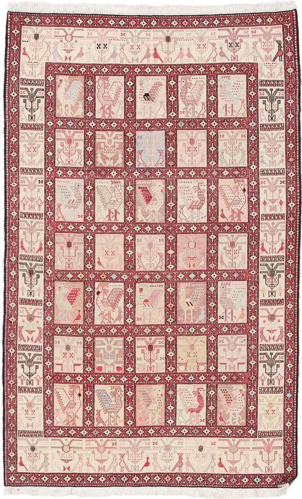 Kilim Tappeto persiano 120x190 Beige (Iran) Annodato A Mano