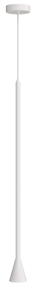 Lampadario A Sospensione Moderno Arrow Metallo Bianco 1 Luce Gu10 40W