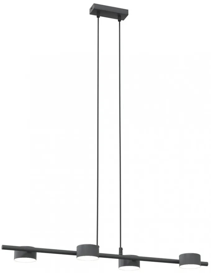Lampadario a sospensione SORA 4 Nero 4xGX53 da interno Colore del corpo Nero