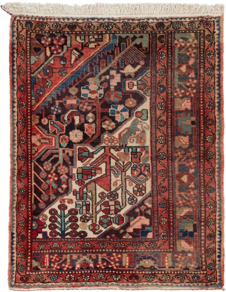 Nahawand Tappeto 90 x 110 (Iran) Annodato A Mano
