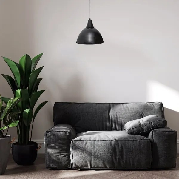 Rabalux 72013 - Lampadario a cavo WILBOUR 1xE27/60W/230V nero