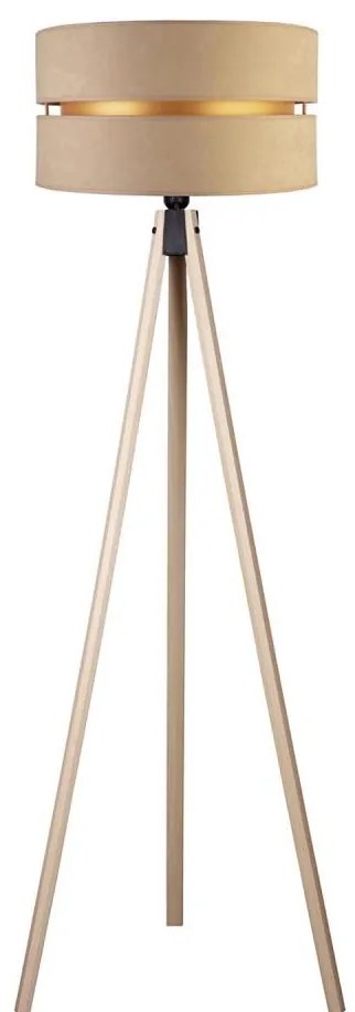 Duolla - Lampada con piedistallo DUO 1xE27/60W/230V diametro 44 cm beige