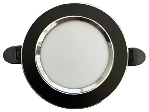 Lampada LED da incasso LED/7,5W/230V 4000K nero/argento