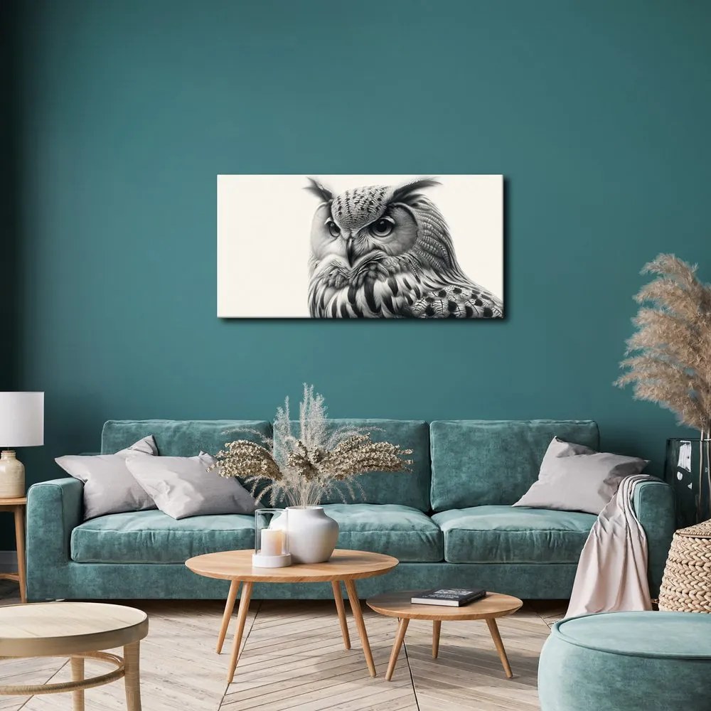 Quadro su tela – Gufo maestoso