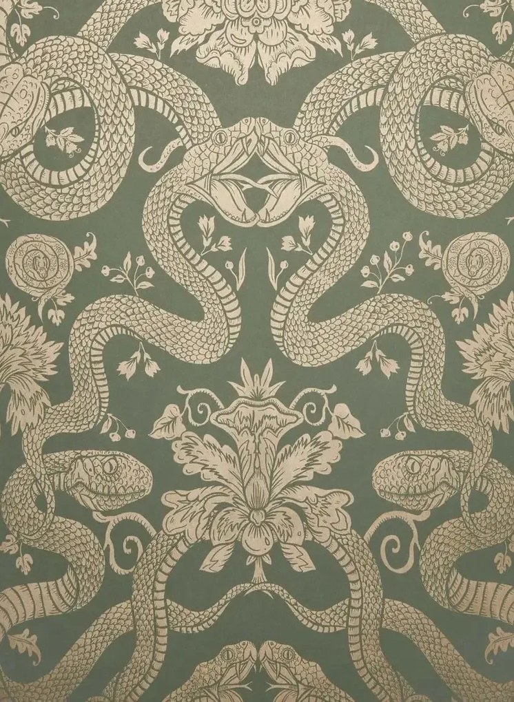 House of Hackney Tapete Anaconda - Eucalyptus