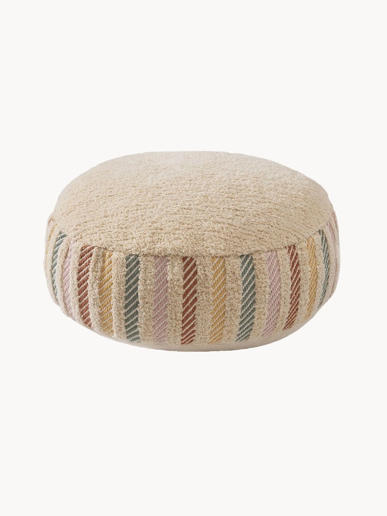 Pouf fatto a mano in cotone Lia