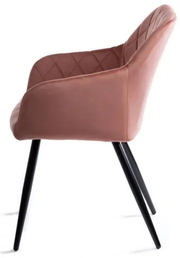 SET 2x Sedia da pranzo RICO rosa