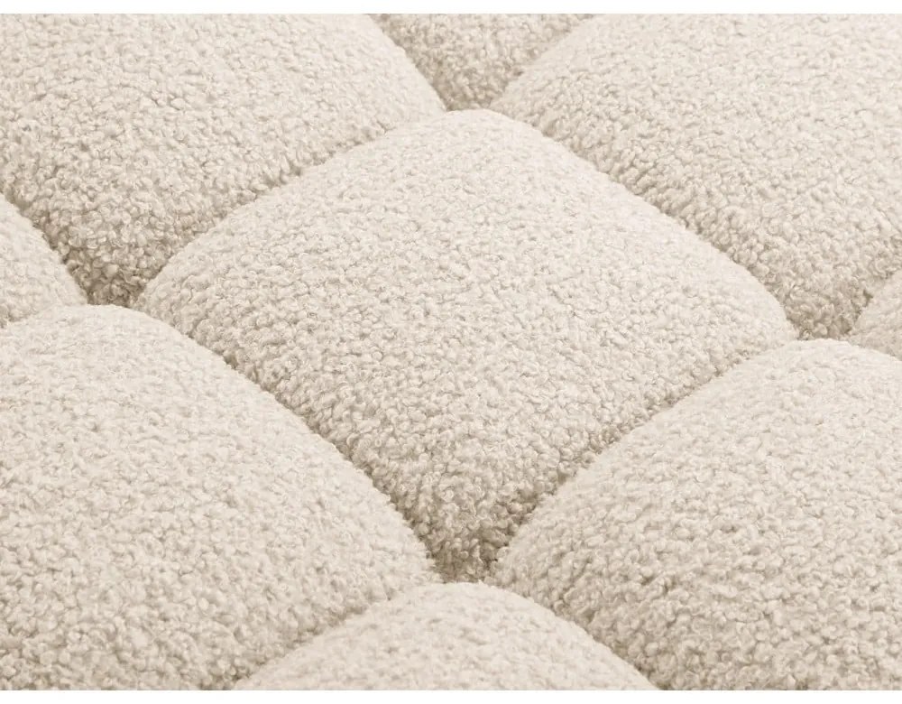 Modulo divano in bouclé beige (parte centrale) Bellis - Micadoni Home