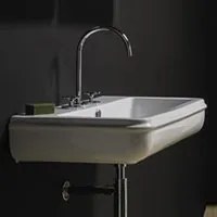 Lavabo sospeso/appoggio 90 cm Azzurra modello Charme ceramica