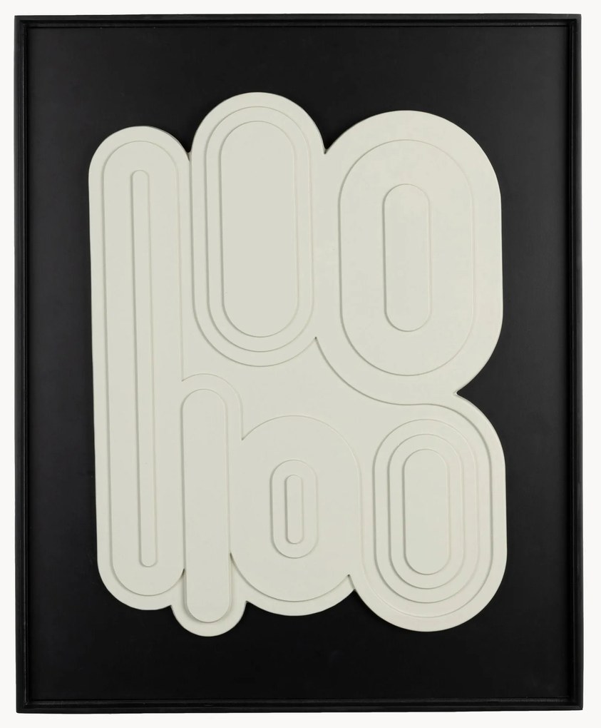 Oggetto da parete incorniciato con rilievo August