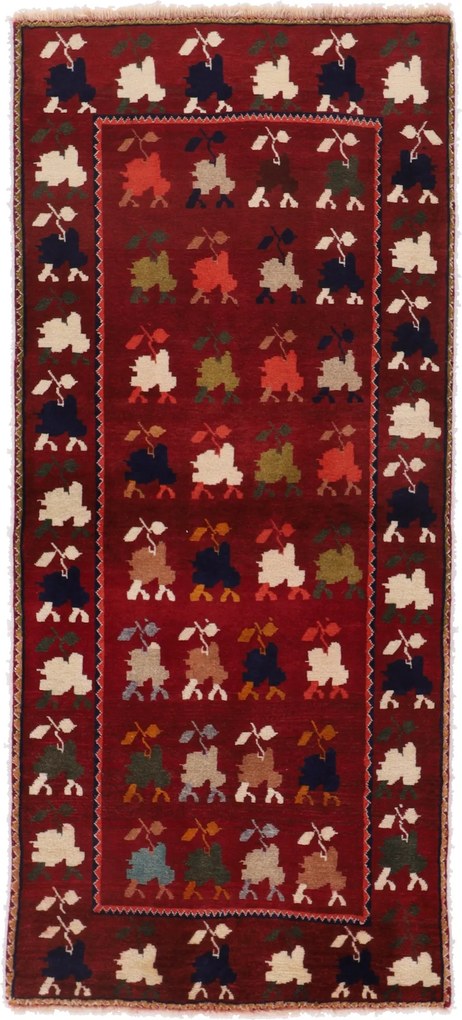 Tappeto persiano 80x190 (Iran) Tessuto A Mano