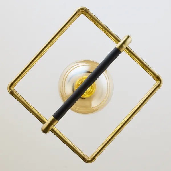 Jupiter 2025 - Lampadario a sospensione con filo FIORI 1xG9/10W/230V nero/oro/beige