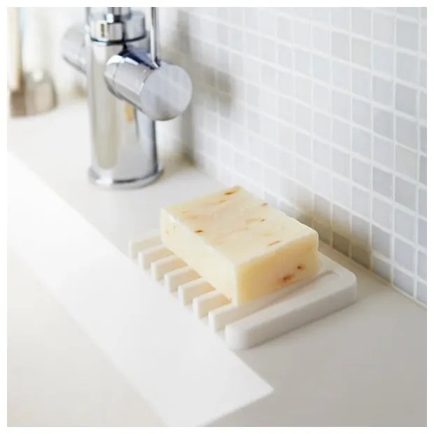 Tappeto di sapone bianco Flow - YAMAZAKI