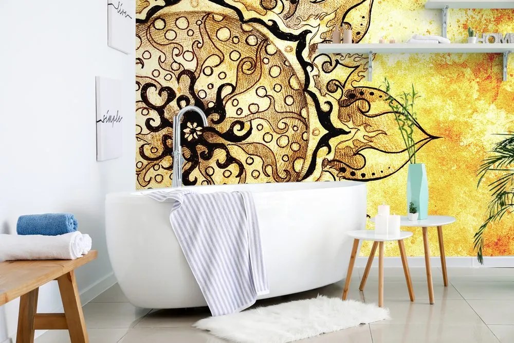 Carta da parati – Mandala con tocco vintage