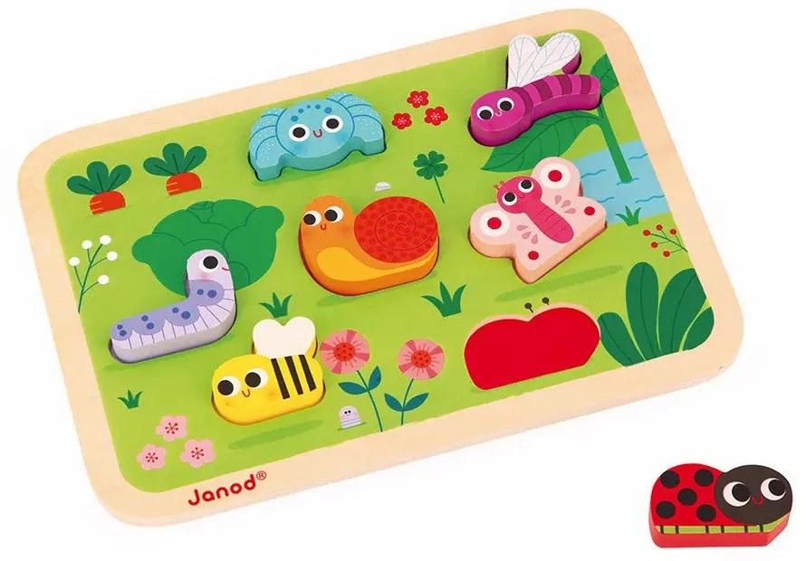 Puzzle a incastro 3D - Giardino