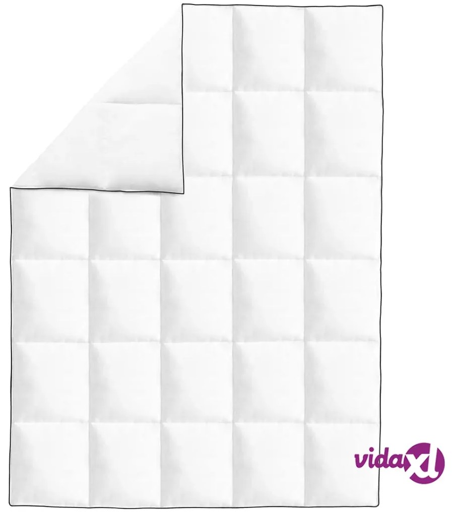 vidaXL Piumone Invernale Piuma Anatra 135x200 cm