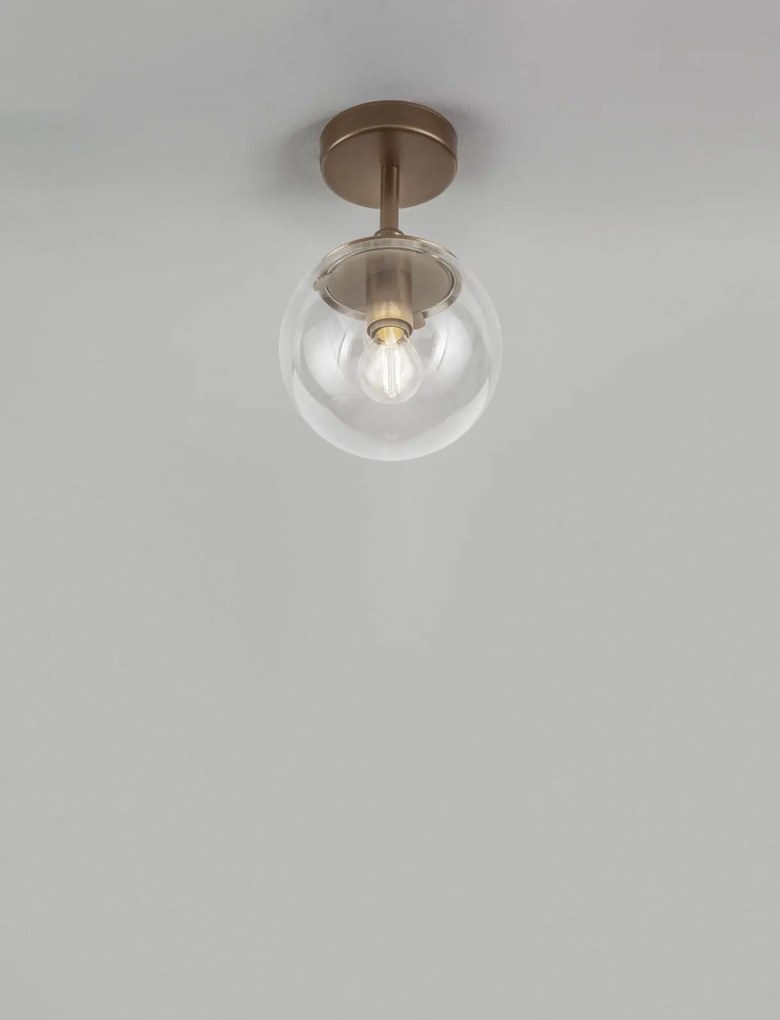 Plafoniera 1 luce  - Global - 262.315.03 - Metal Lux Bronzo