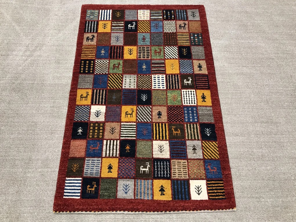 Gabbeh Tappeto persiano 100 x 160 (Iran) Annodato A Mano