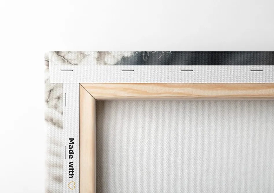 Stampa su tela – Con scritta Home e natura morta