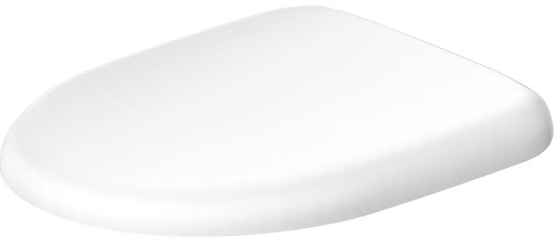 Copriwater Architec tondo originale per serie sanitari DURAVIT sganciabile in duroplast bianco con sgancio rapido