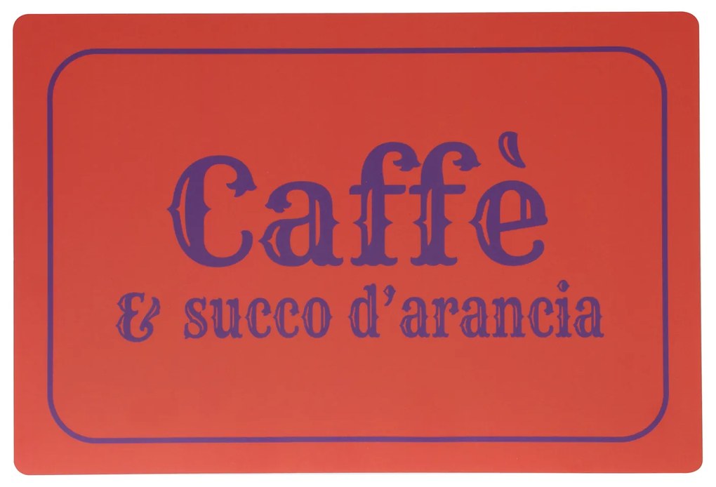 Tovaglietta da colazione 45x30 cm corallo