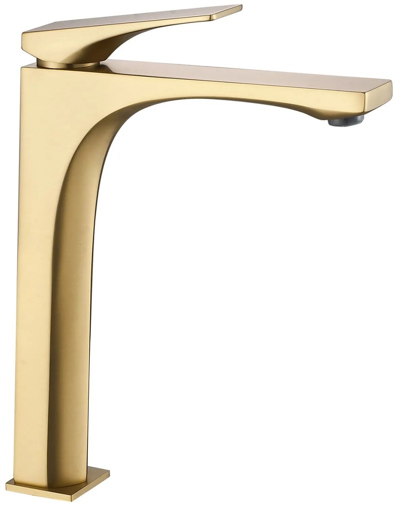Rubinetto da lavabo Rea Joe Brush Gold High