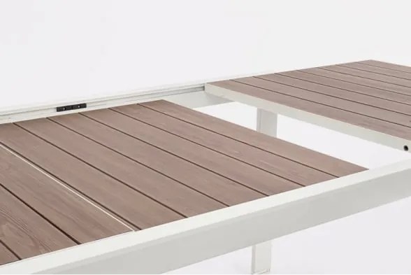 Tavolo Allungabile Da Esterno In Alluminio 100x160-240 Cm Belmar Vapor YK15 Bizzotto