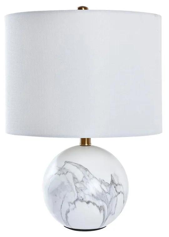 Lampada da tavolo DKD Home Decor Dorato Bianco 220 V 50 W Moderno (36 x 36 x 52 cm)