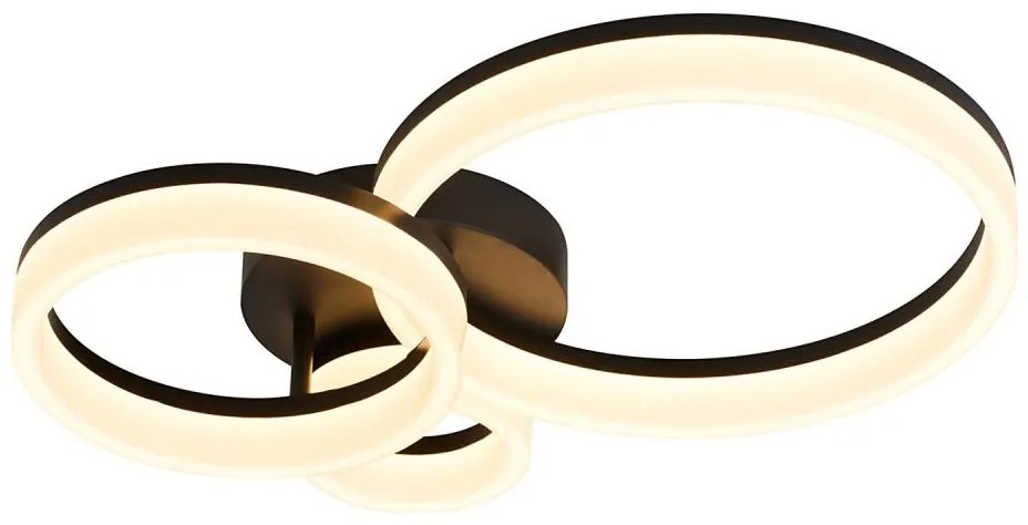 Rabalux 71385 - Plafoniera LED AMILIA LED/24W/230V 3000/4000/6500K nero