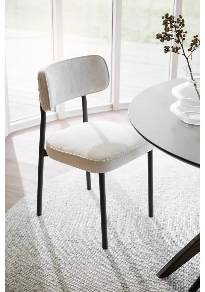 Sedie da pranzo beige in set di 2 Paisley - Rowico