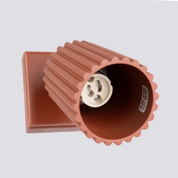 Sollux SL.1635 - Faretto da parete KARBON 1xGU10/10W/230V rosso