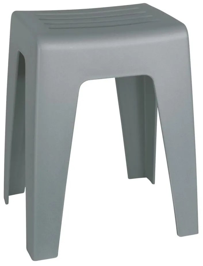 WENKO 22944100 - Sgabello KUMBA 38x47 cm grigio