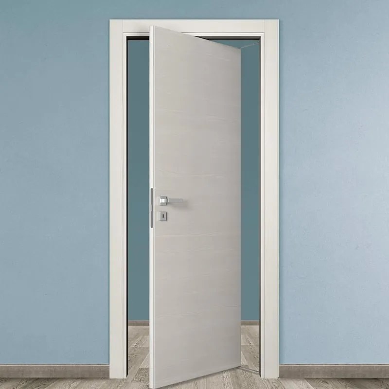 Porta interna rototraslante Honey in MDF colore larice, L 70 x H 210 cm, apertura reversibile