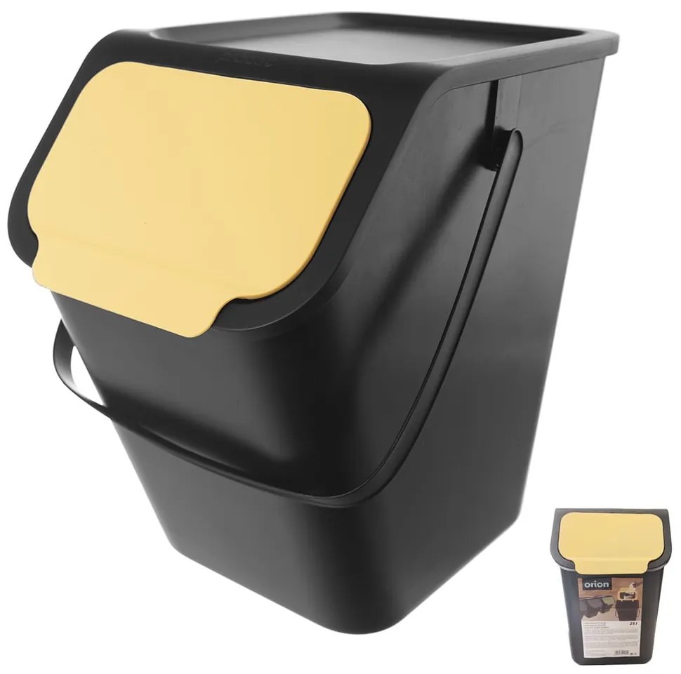 Bidone in plastica per rifiuti differenziati 25 l Bin - Orion