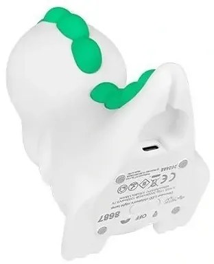 LED RGB dimmerabile luce notturna ricaricabile per bambini LED/2,5W/5V 3000K 1200 mAh dinosauro