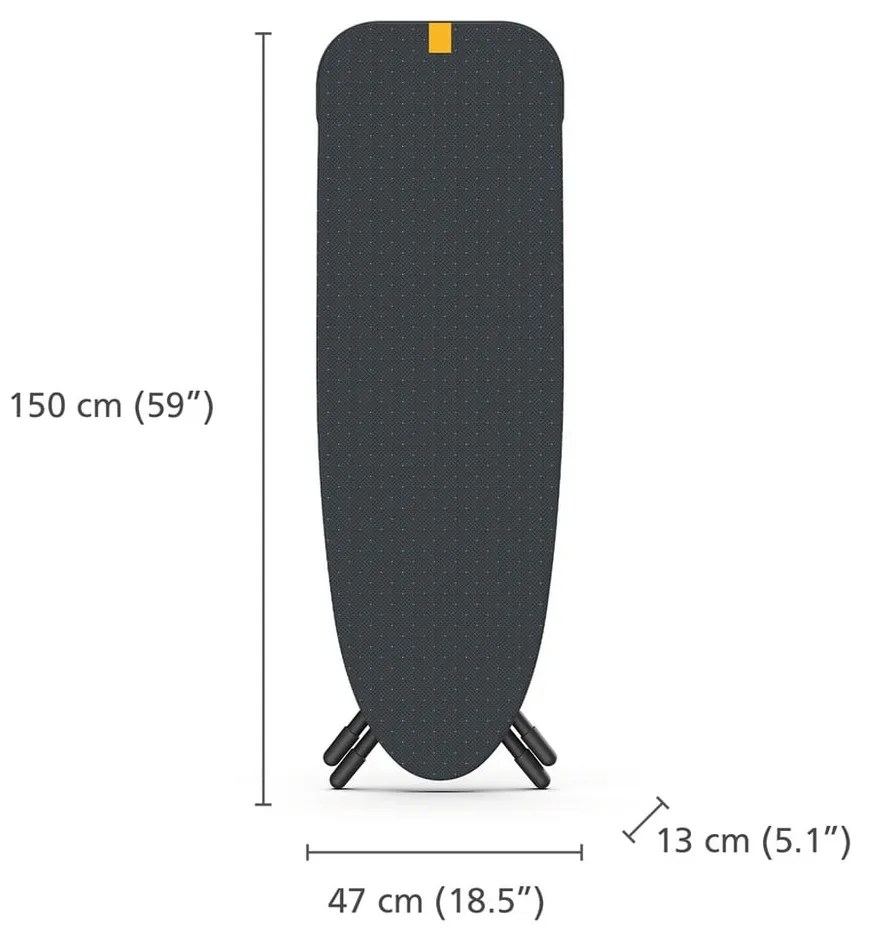 Asse da stiro 135x45 cm Glide Max Plus - Joseph Joseph