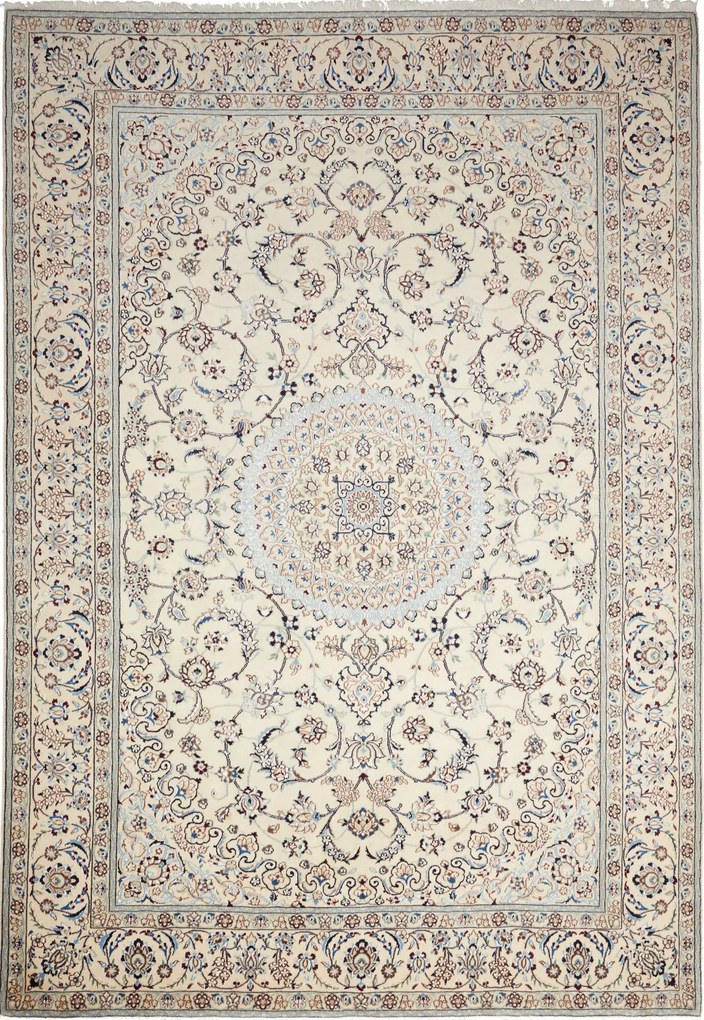 Nain Tappeto persiano 300 x 210 Beige (Iran) Annodato A Mano