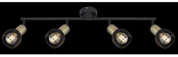 Globo 54028-4 - Faretto FIASTRA 4xE14/40W/230V