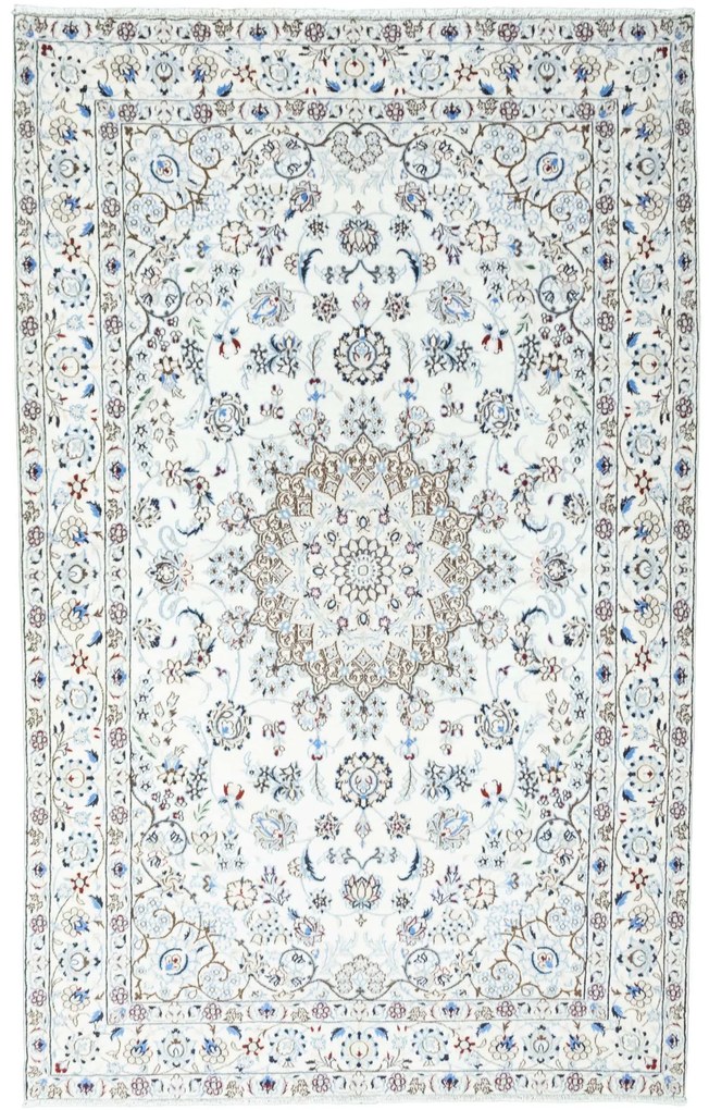 Nain Tappeto 160x260 Beige (Iran) Annodato A Mano