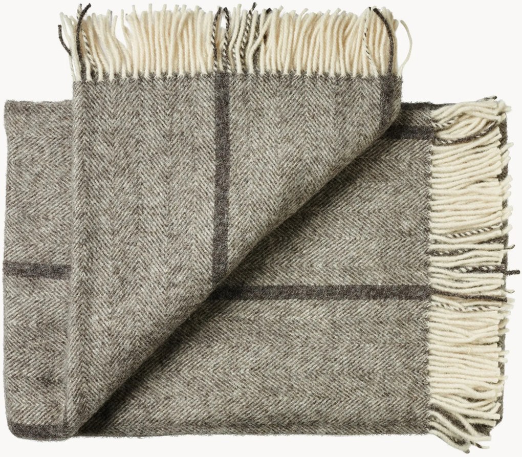Coperta in lana con frange Askø